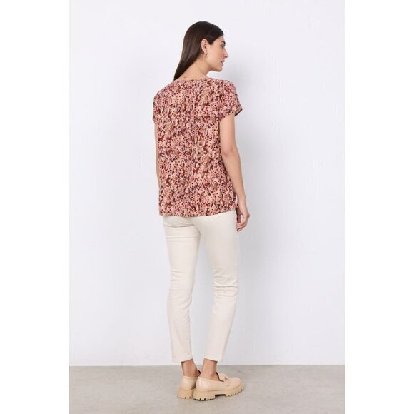 NWT SOYA CONCEPT MINEA 1 Berry Blend Shirt - Picture 3 of 6